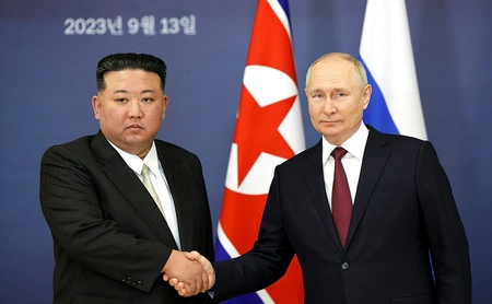 Владимир Путин встретился на космодроме Восточный с лидером КНДР