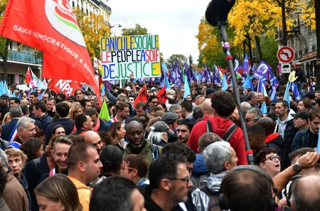 Во Франции начались массовые митинги в поддержку Палестины