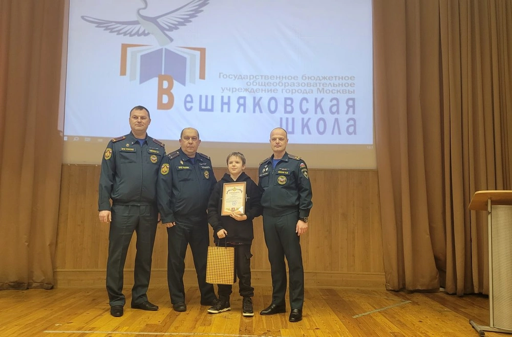 Одиннадцатилетнего Тимофея Гаранина наградили за смелость и отвагу  