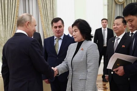 Дмитрий Песков рассказал о встрече Владимира Путина и главы МИД КНДР Цой Сон Хи