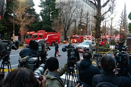 В Японии сгорела резиденция бывшего премьер-министра страны