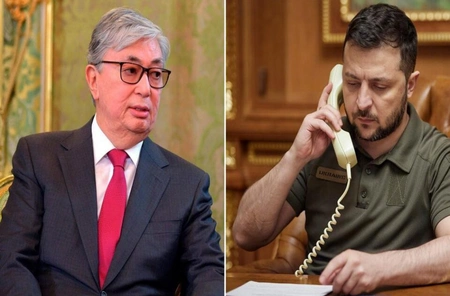 Лидеры Украины и Казахстана провели телефонный разговор