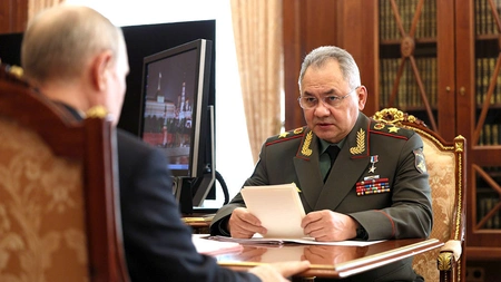 Сергей Шойгу доложил Владимиру Путину о полном взятии Авдеевки
