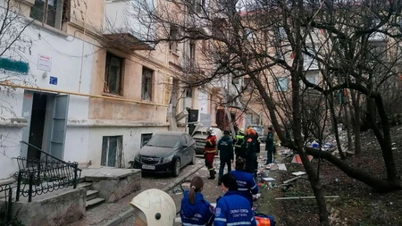 В Севастополе произошел взрыв газового баллона в жилом доме