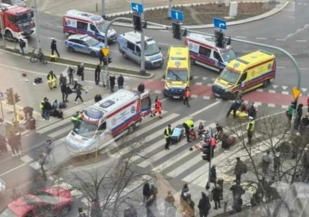 В Польше в результате ДТП 12 человек пострадали