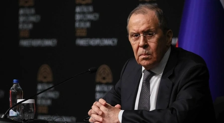 Сергей Лавров выступил на пресс-конференции по итогам переговоров с главой МИД Нигерии