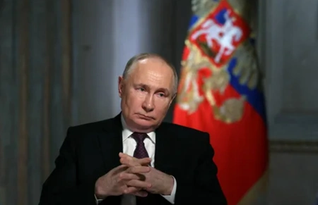 Владимир Путин выступил на церемонии начала строительства высокоскоростной железной дороги