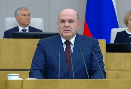 Михаил Мишустин выступил с отчетом в Госдуме