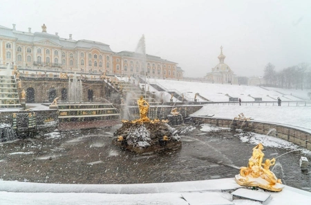 Высота снежного покрова в центре Санкт-Петербурга составила 11 см