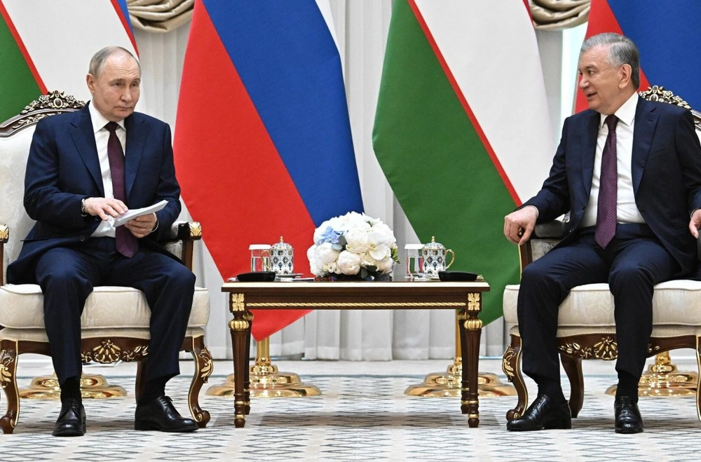 Владимир Путин выступил по итогам переговоров с президентом Узбекистана