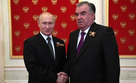 Президент Таджикистана высказался о теракте в «Крокусе» на встрече с Владимиром Путиным