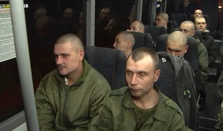 РФ вернула 95 военных из украинского плена