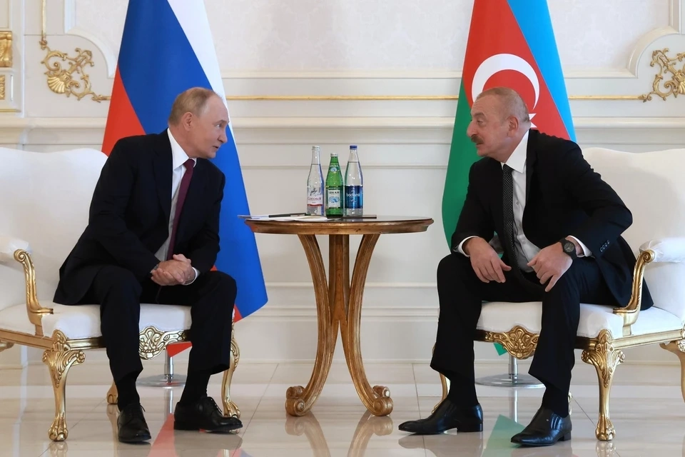 Владимир Путин поздравил Алиева с днем рождения