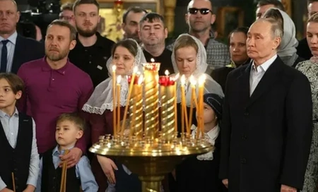 Владимир Путин поздравил россиян с Рождеством