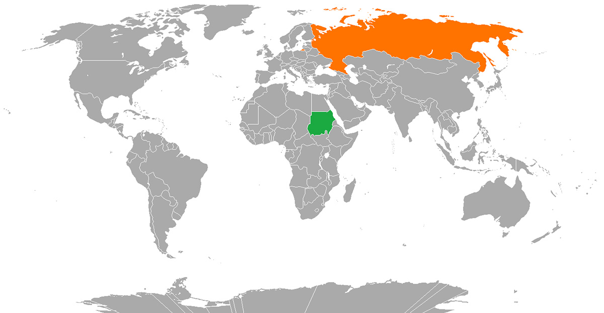 Sudan Russia Locator